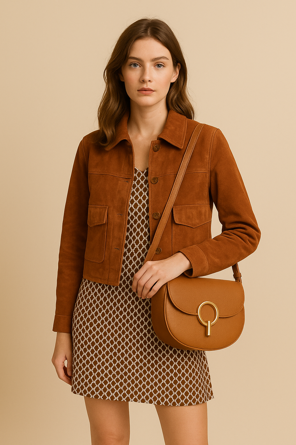 Bolso ‘Anelle’ Caramelo