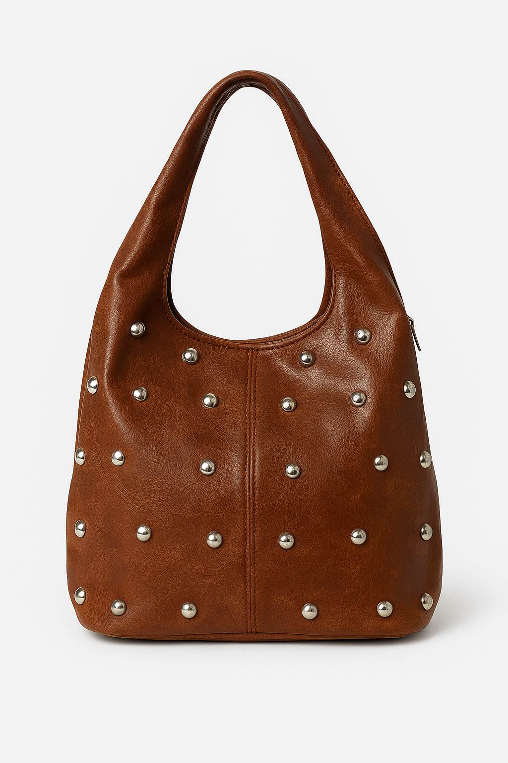 Bolso saco tachuelas piel