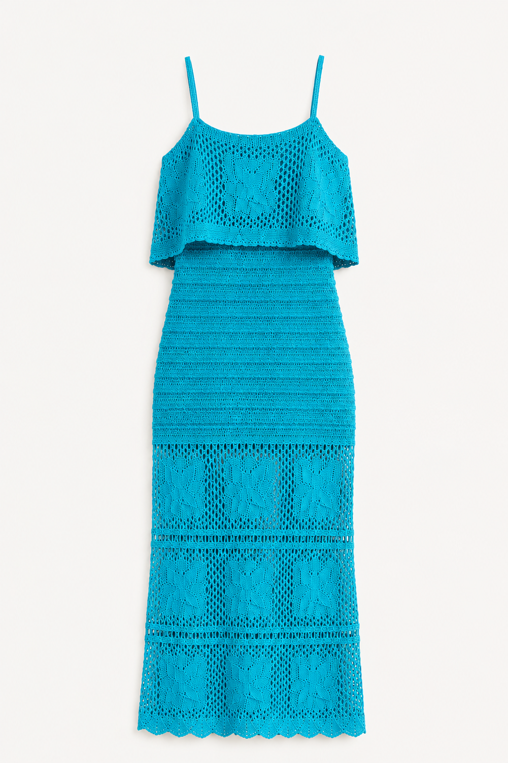 Azure Crochet Dress