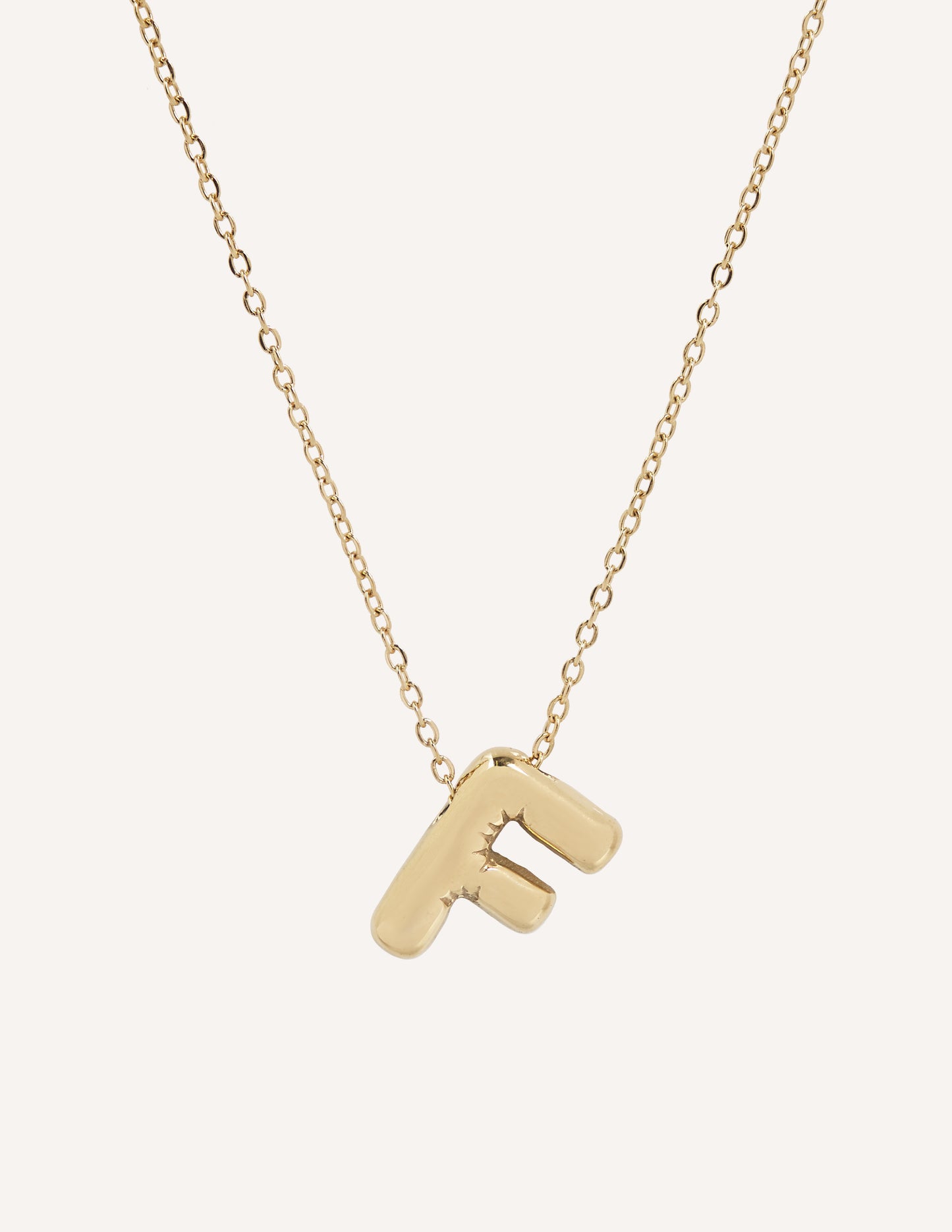 Collar Initial Glow - F