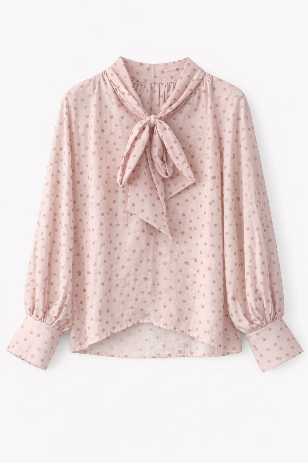 Blusa lunares lazo