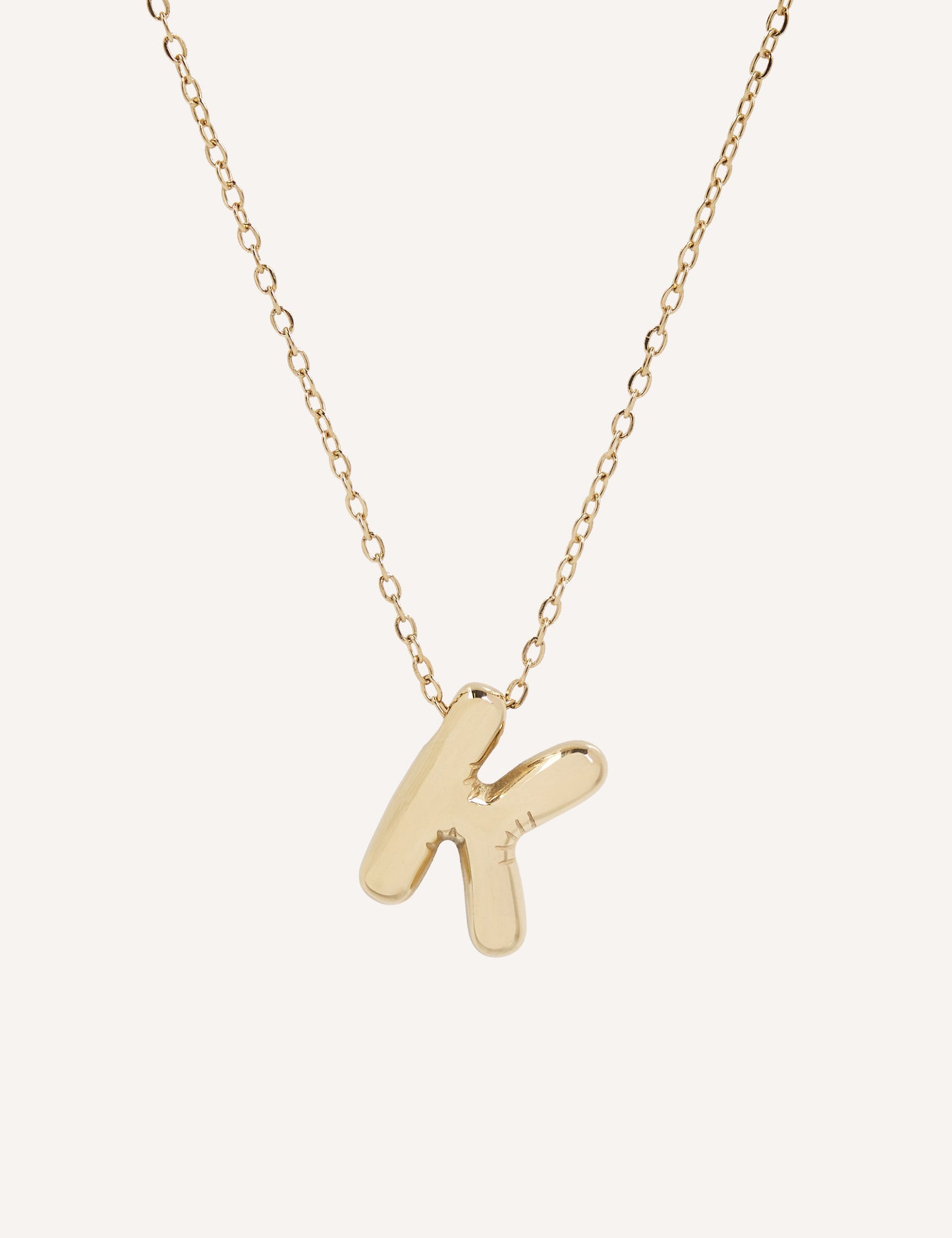 Collar Initial Glow - K
