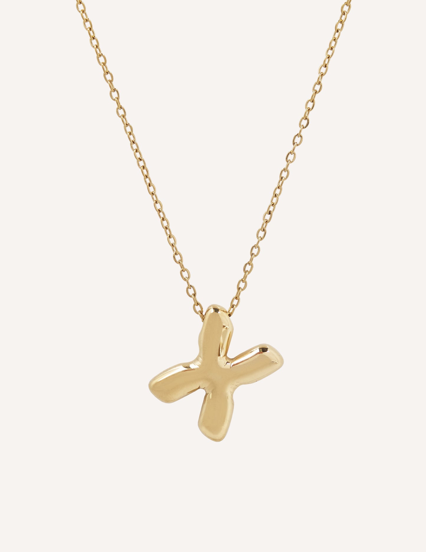 Collar Initial Glow - X
