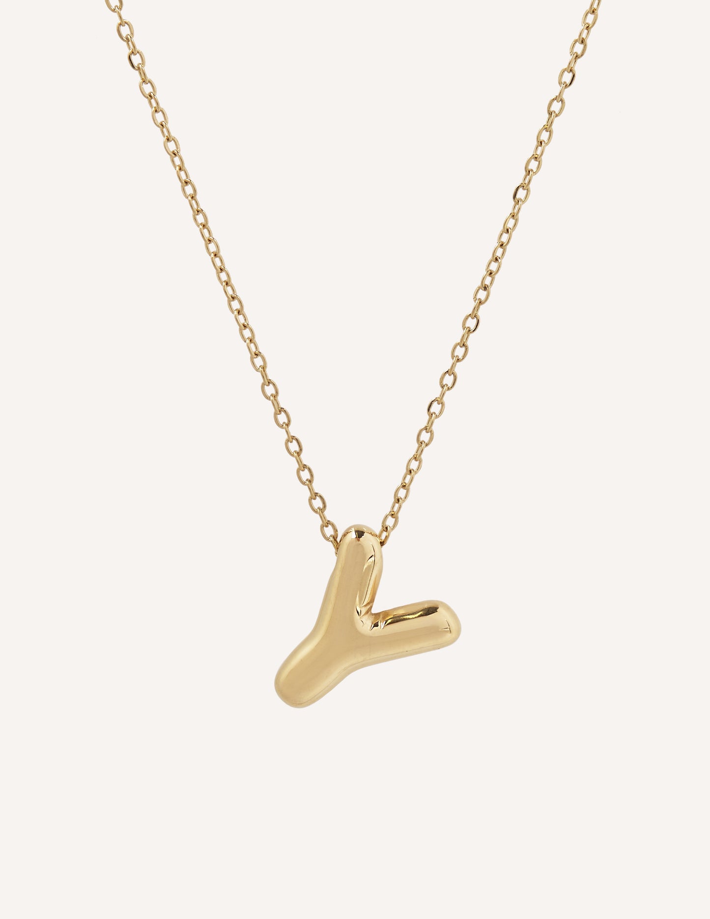 Collar Initial Glow - Y