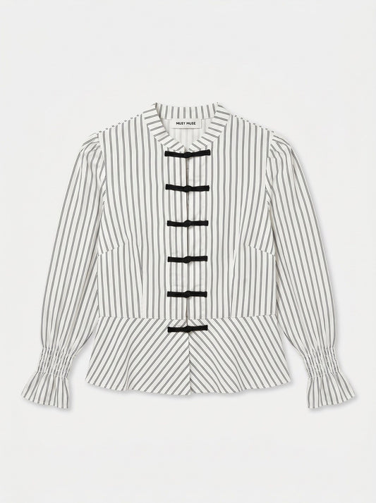 Blusa Alma Rayas — vista frontal