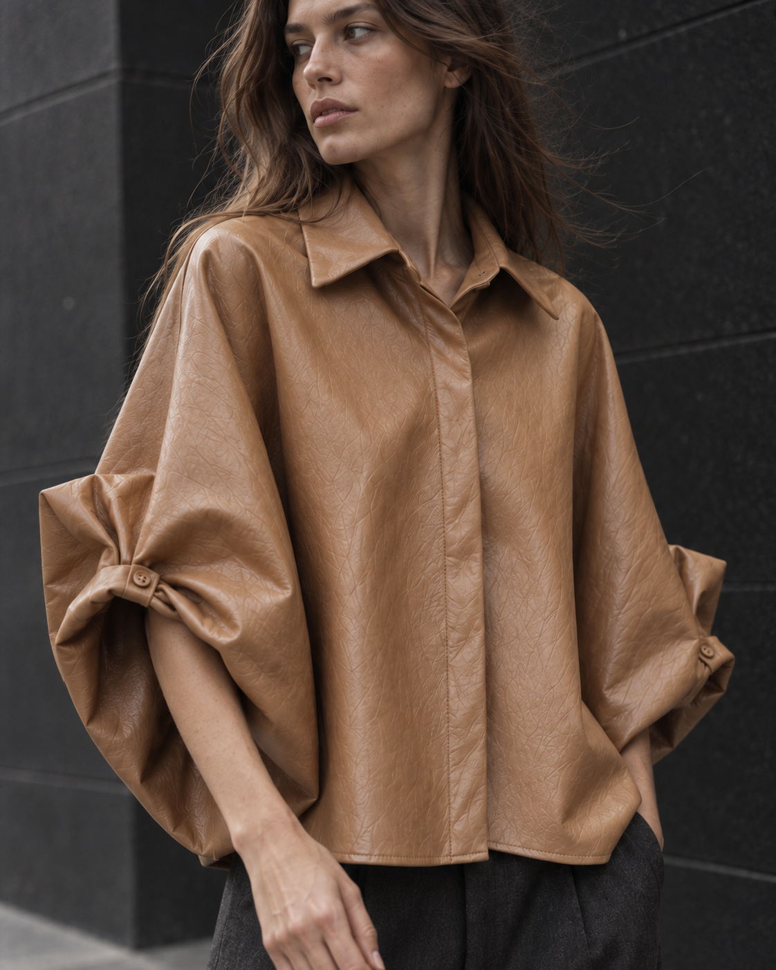 Sobrecamisa Ópera efecto piel