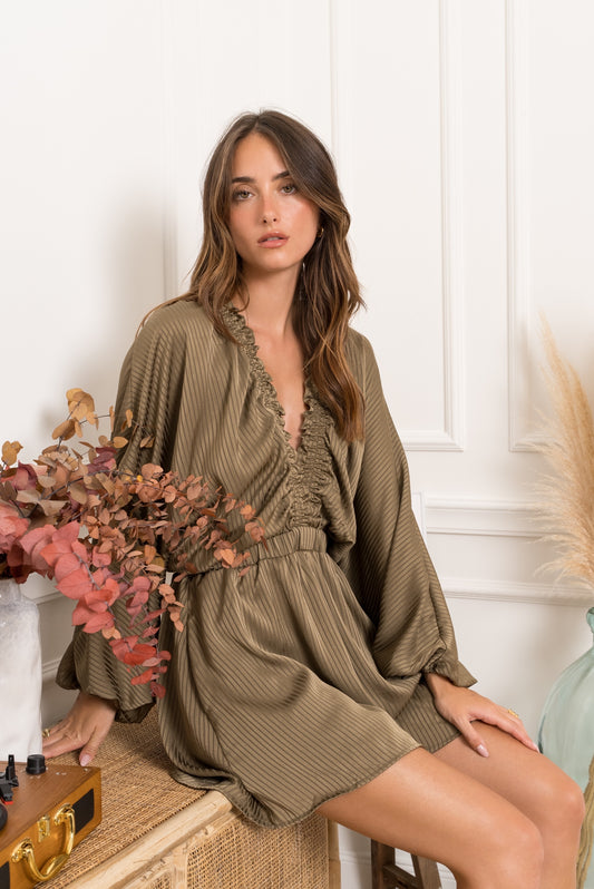 Vestido kaki
