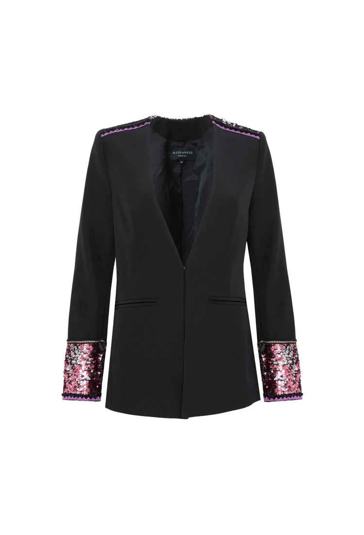 GINA BLAZER BLACK