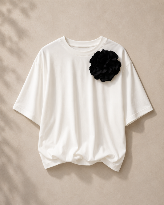 Camiseta Camelia Noir
