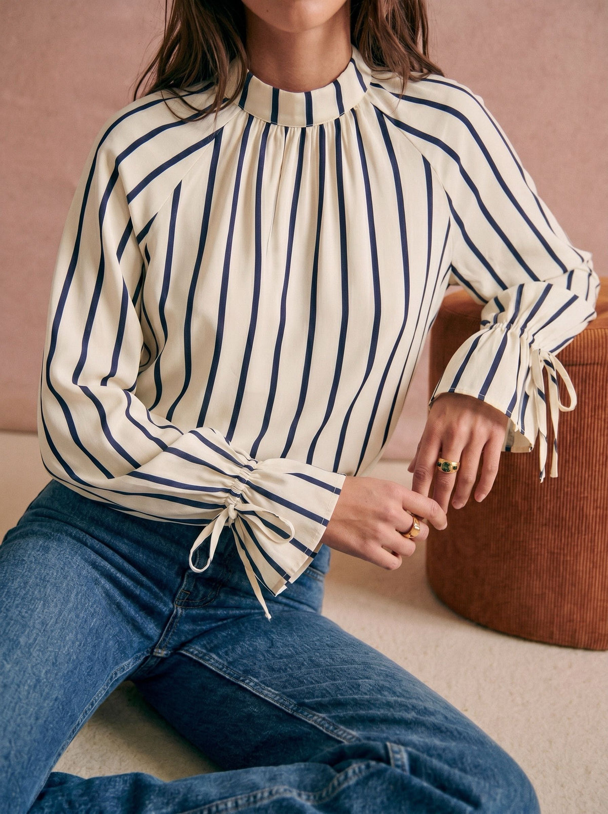 Blusa Varenne de rayas