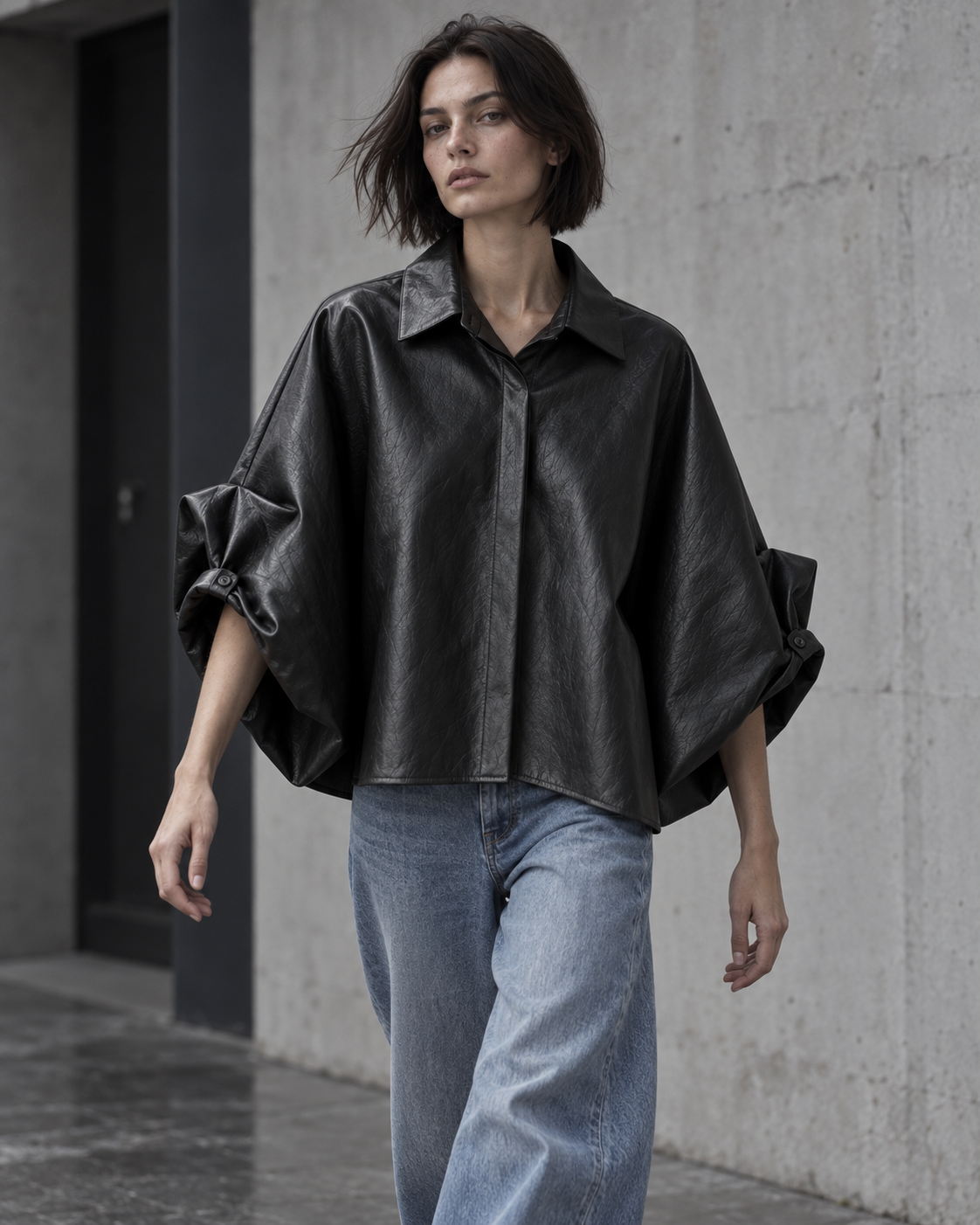 Sobrecamisa Ópera efecto piel