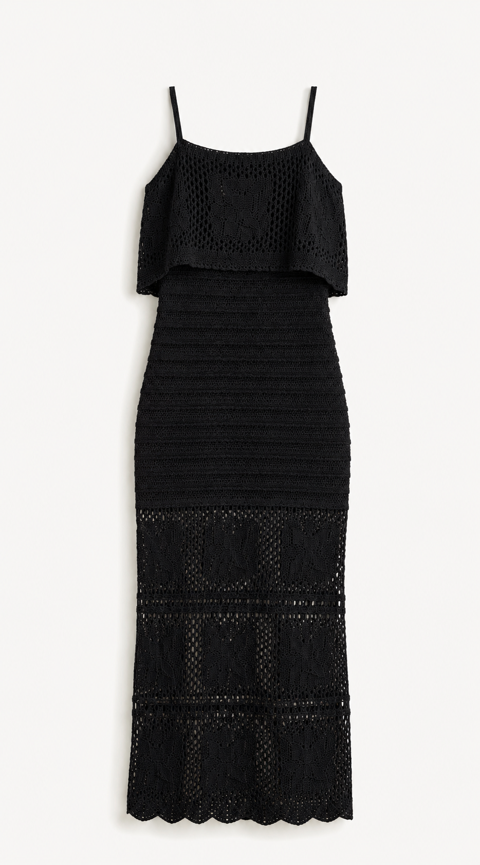 Vestido Noir Crochet