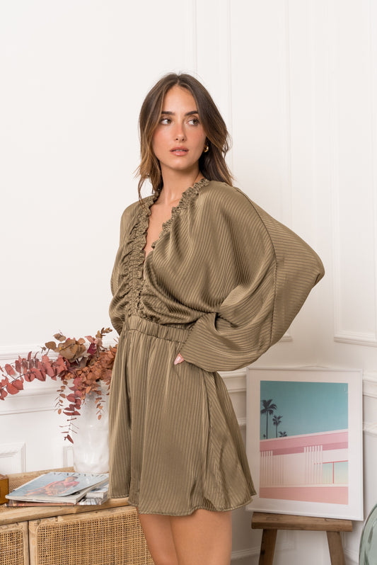 Vestido kaki