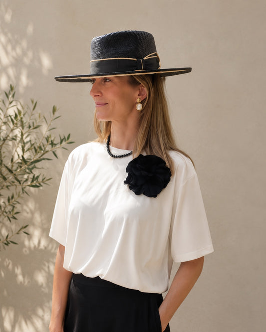 Camiseta Camelia Noir