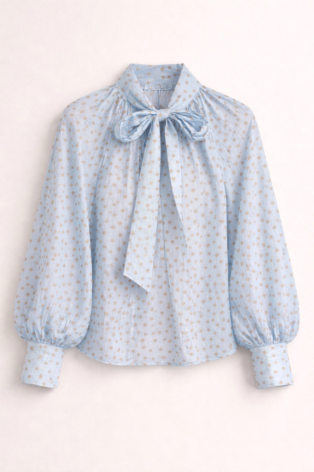 Blusa lunares lazo