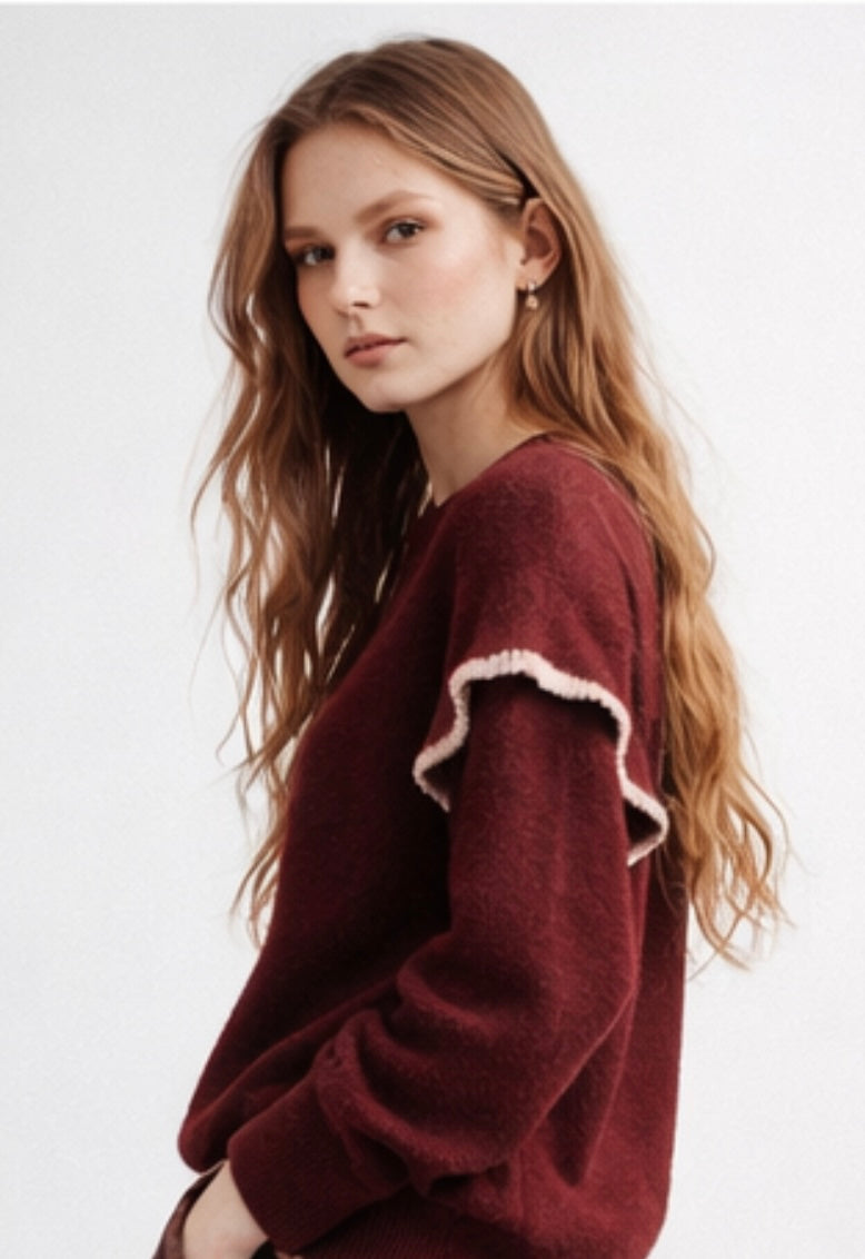 Jersey con detalle en hombros