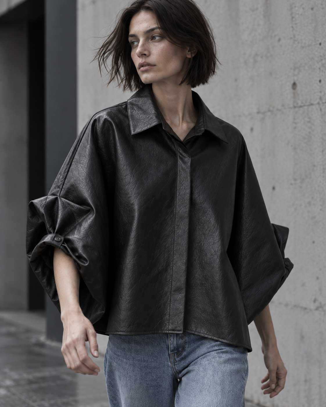Sobrecamisa Ópera efecto piel