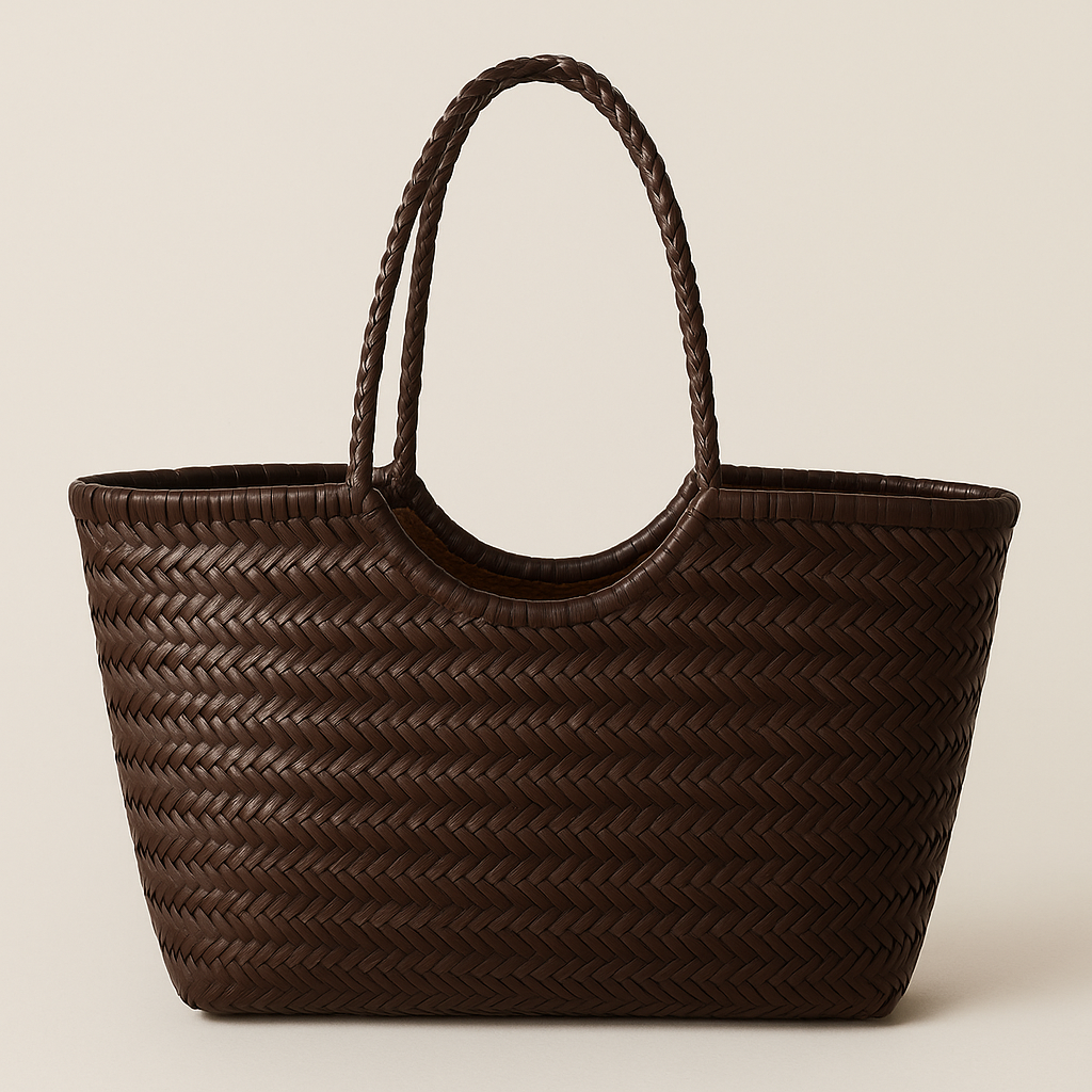 Bolso de piel trenzado “Marea”