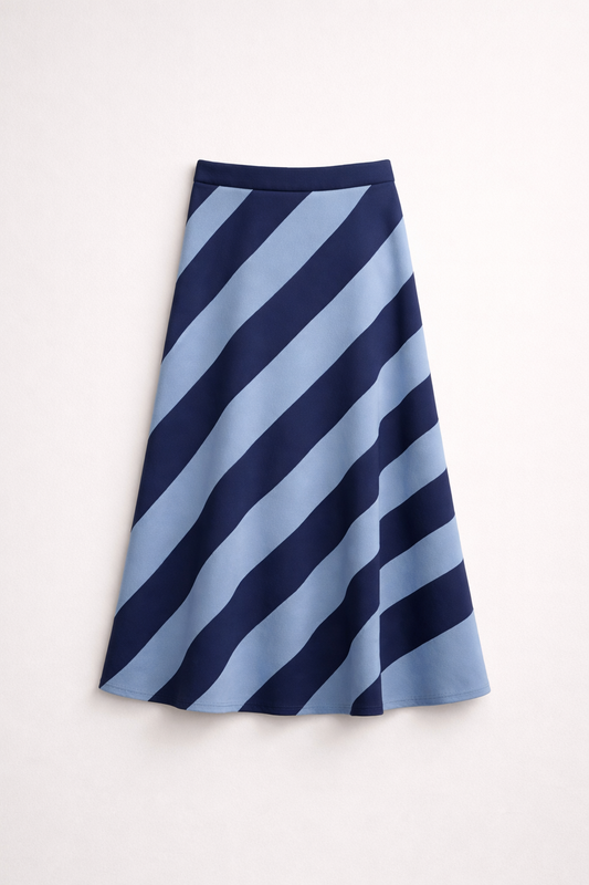 Falda rayas
