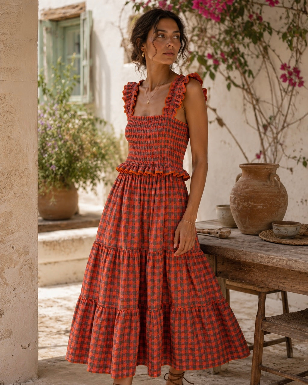 Vestido Capri Coral