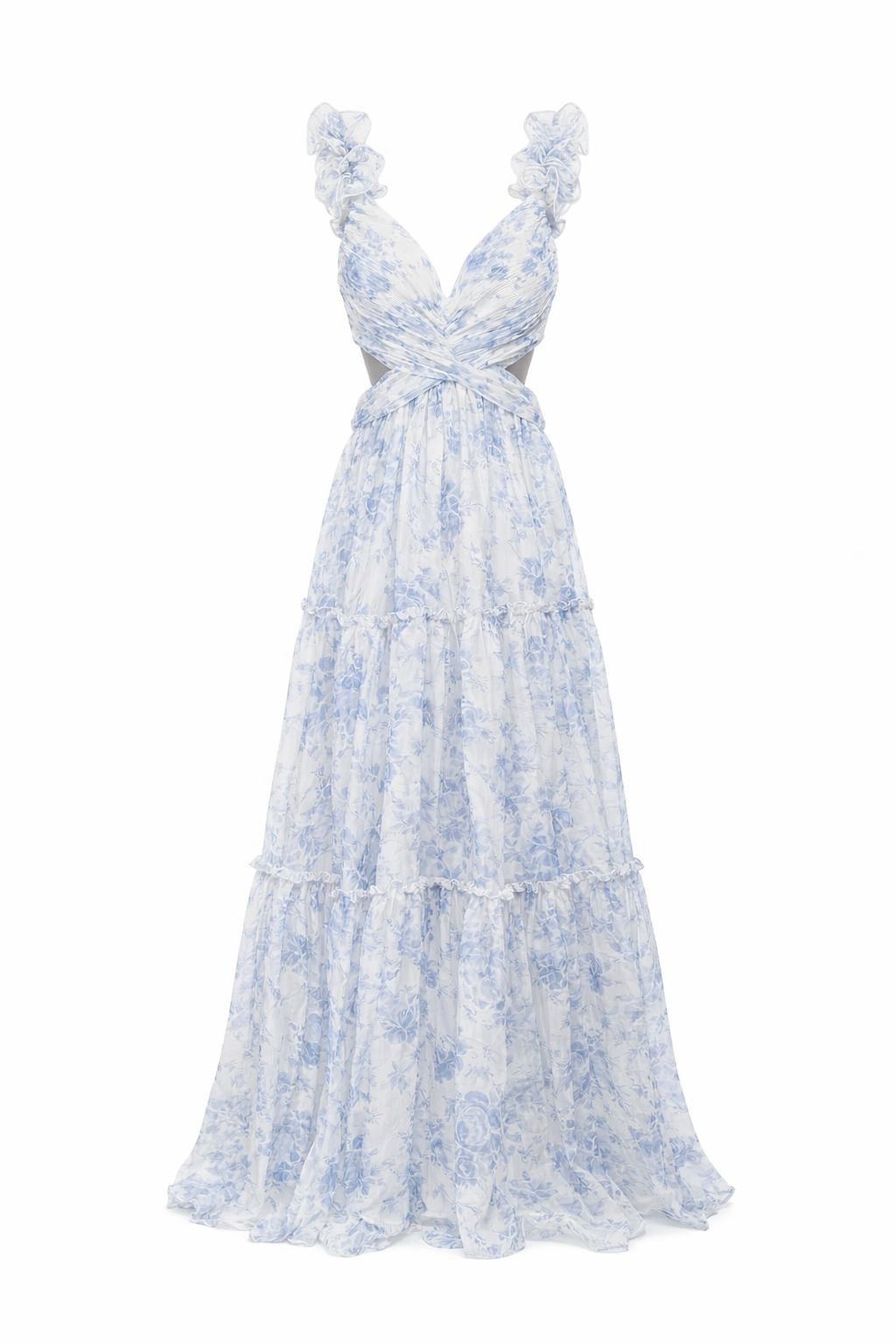 Vestido Floral Azul