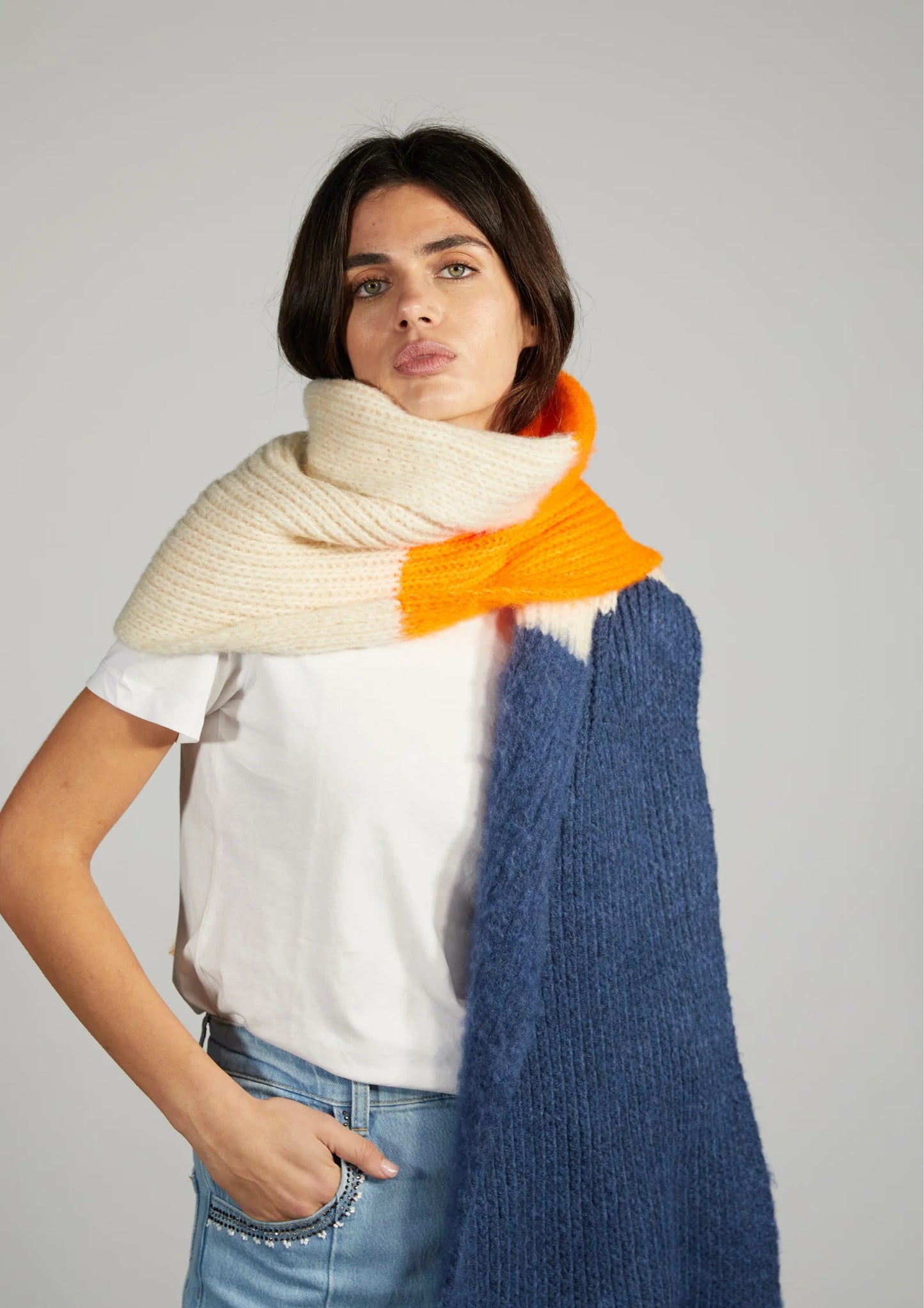 AMELIE SCARF TANGERINE