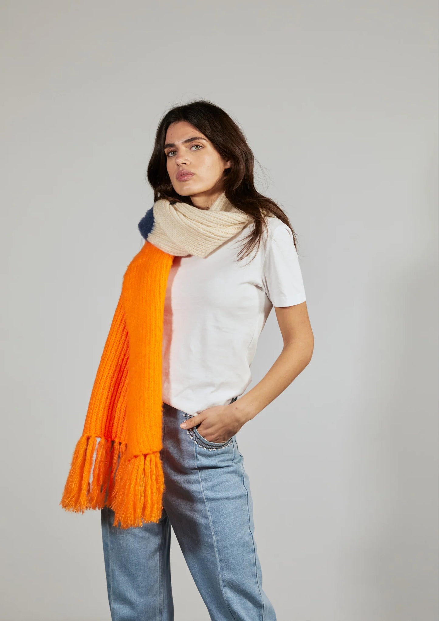 AMELIE SCARF TANGERINE