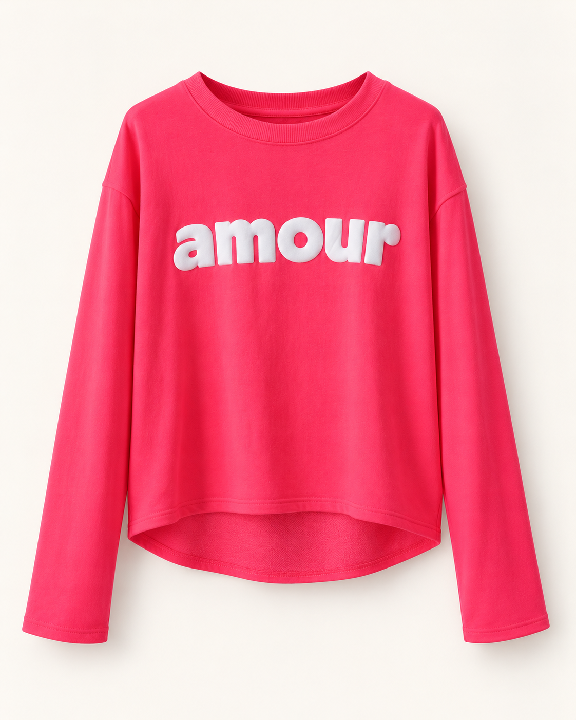 Sudadera Amour Pop Fucsia flúor — foto de producto
