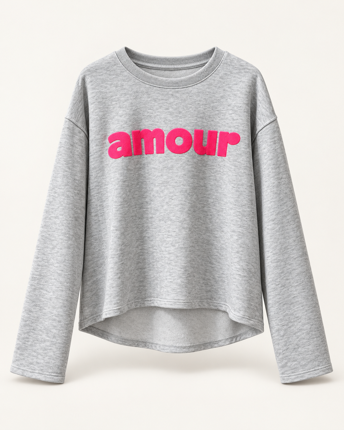 Sudadera Amour Pop Gris jaspeado — foto de producto