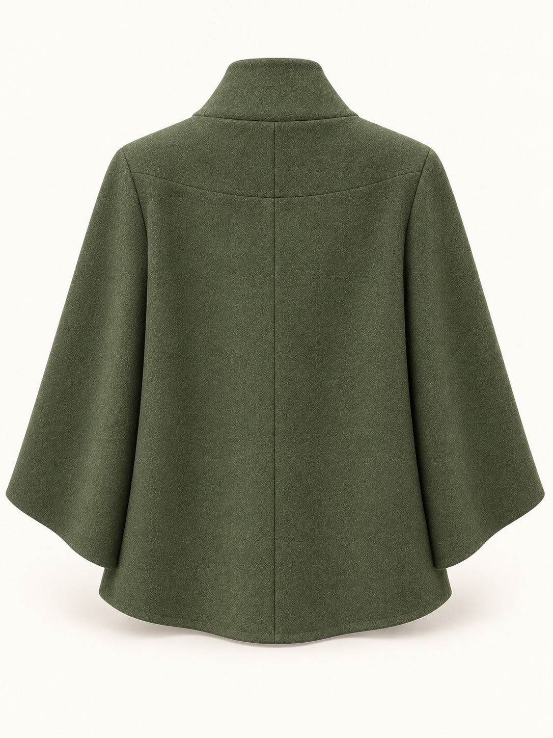 Chaqueta Oliva verde, vista posterior