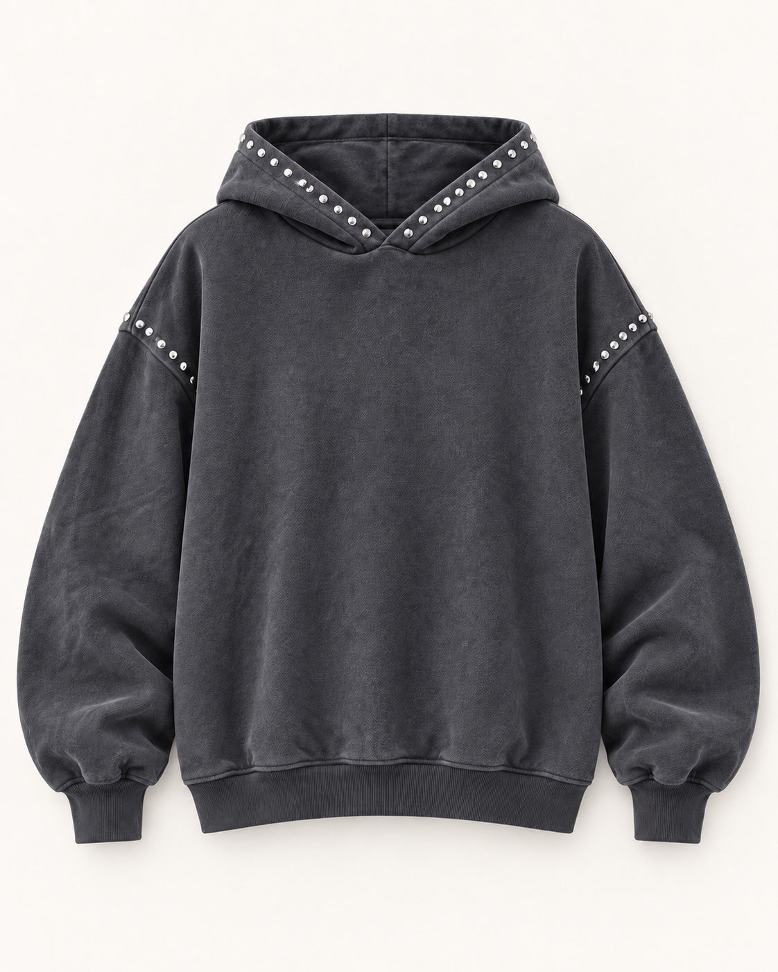 Sudadera Marais Studs gris, vista frontal de producto